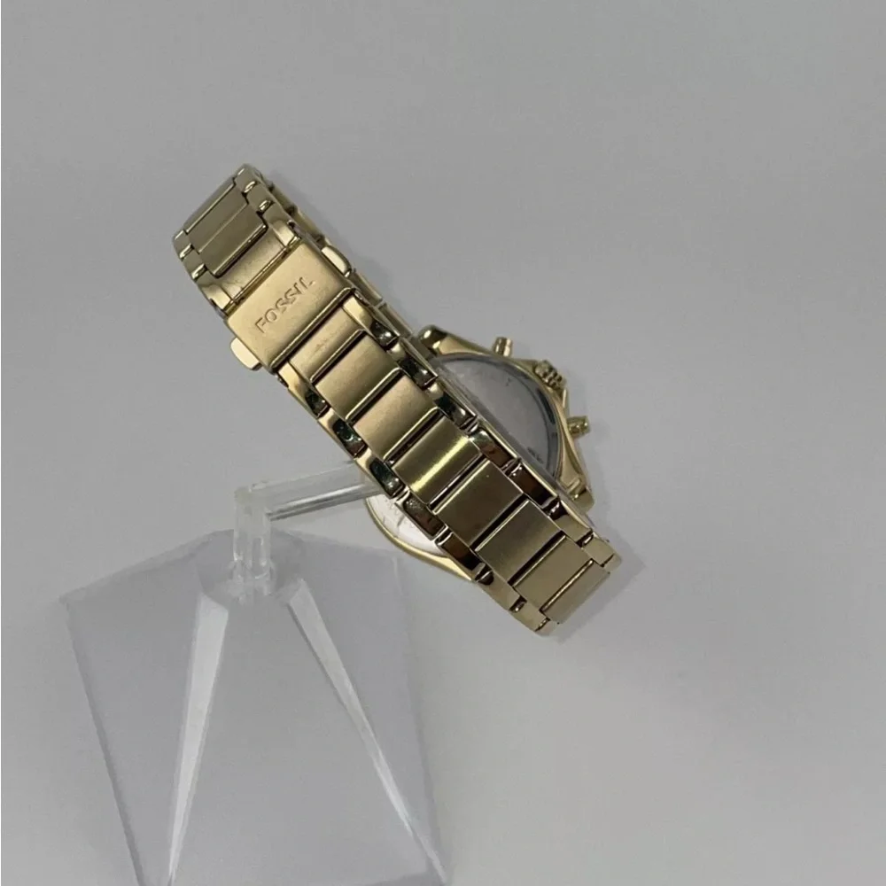 Fossil Chronograph Gold-Tone Stainless Steel Watch #101